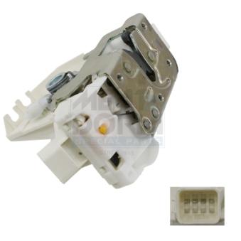 Serrure de porte avant droit MEAT & DORIA 31769 pour AUDI A4 1.8 TDCi - 100cv