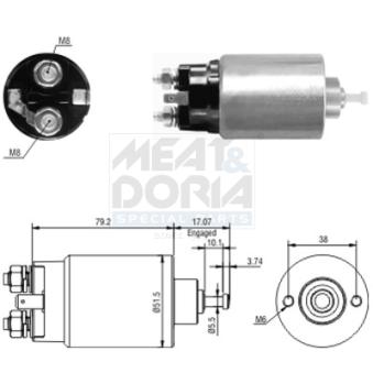 Contacteur, démarreur MEAT & DORIA [46177]