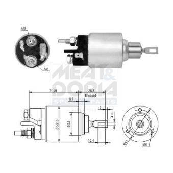 Contacteur, démarreur MEAT & DORIA [46197]