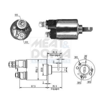Contacteur, démarreur MEAT & DORIA [46316]