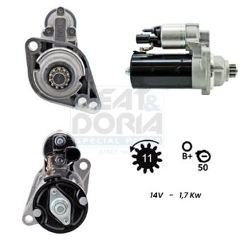 Démarreur MEAT & DORIA OEM 02Z911023M