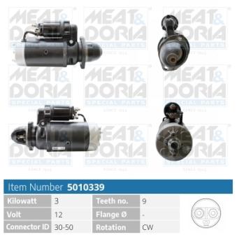 Démarreur MEAT & DORIA OEM 61100090002
