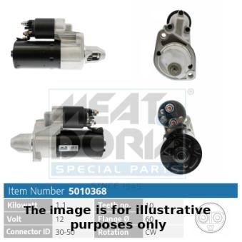 Démarreur MEAT & DORIA 5010368G pour SAAB 93 E 280 - 231cv