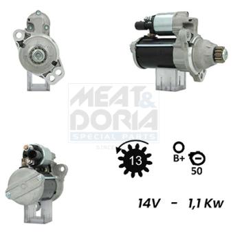 Démarreur MEAT & DORIA 5010382G pour MAZDA B SERIE 1.6 - 110cv