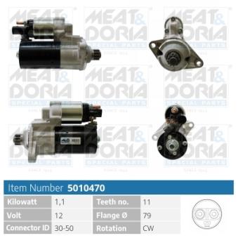 Démarreur MEAT & DORIA OEM 02E911023S