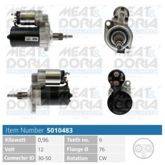 Démarreur MEAT & DORIA OEM 02A911023E