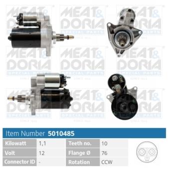 Démarreur MEAT & DORIA OEM 02B911023B Démarreur MEAT & DORIA OEM 02B911023B