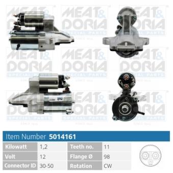 Démarreur MEAT & DORIA 5014161 pour FORD FOCUS 2.0 - 145cv