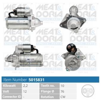 Démarreur MEAT & DORIA OEM M001T80681