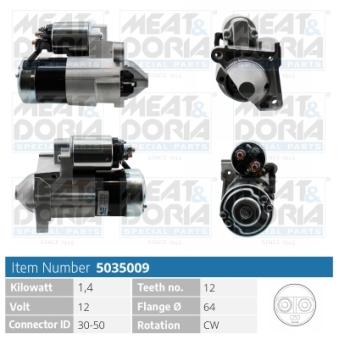 Démarreur MEAT & DORIA OEM M0T86181 Démarreur MEAT & DORIA OEM M0T86181
