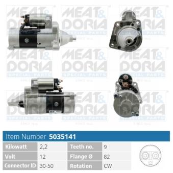 Démarreur MEAT & DORIA OEM M002T88971