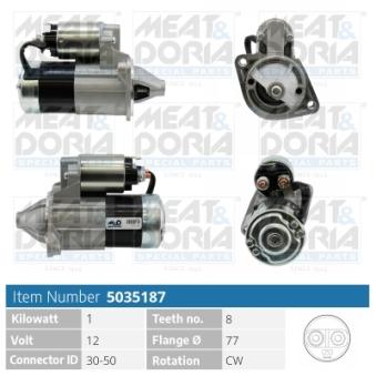 Démarreur MEAT & DORIA OEM MOT81284