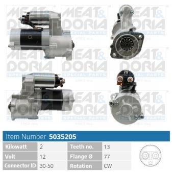 Démarreur MEAT & DORIA OEM MD156987 Démarreur MEAT & DORIA OEM MD156987