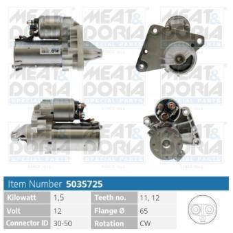 Démarreur MEAT & DORIA OEM M0T22471