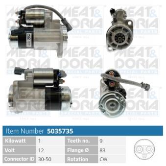 Démarreur MEAT & DORIA OEM M000T65585