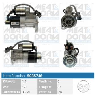 Démarreur MEAT & DORIA OEM 233001Q711A Démarreur MEAT & DORIA OEM 233001Q711A