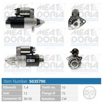 Démarreur MEAT & DORIA OEM M001T76081