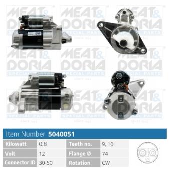 Démarreur MEAT & DORIA OEM 2810087551