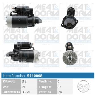 Démarreur MEAT & DORIA OEM 35532026A