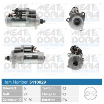 Démarreur MEAT & DORIA OEM 579270