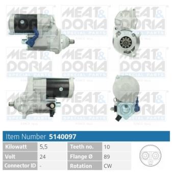 Démarreur MEAT & DORIA OEM 6008135110