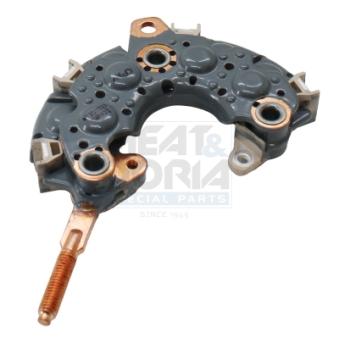 Pont de diodes, alternateur MEAT & DORIA 52168 pour MITSUBISHI COLT 1.6 - 110cv