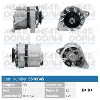 Alternateur MEAT & DORIA OEM 46231680