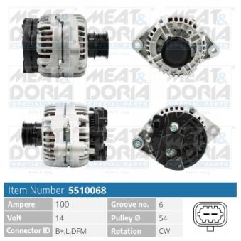 Alternateur MEAT & DORIA OEM 13229990