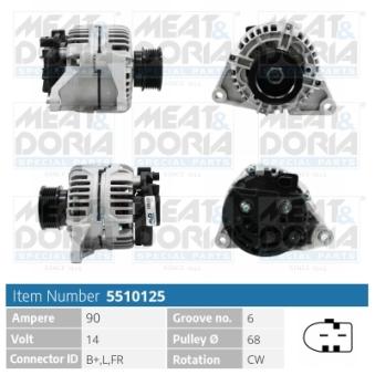 Alternateur MEAT & DORIA OEM 500317453