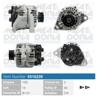 Alternateur MEAT & DORIA OEM 46532669