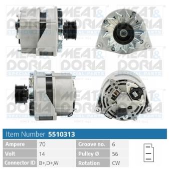 Alternateur MEAT & DORIA OEM 1351540202
