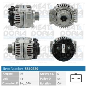 Alternateur MEAT & DORIA OEM 7701473636