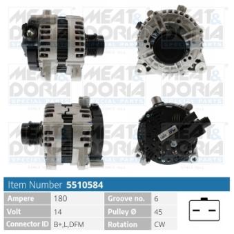 Alternateur MEAT & DORIA OEM 5705CJ