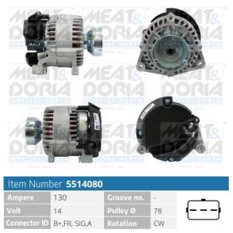 Alternateur MEAT & DORIA OEM 4374447