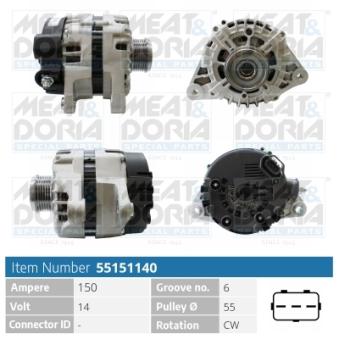 Alternateur MEAT & DORIA OEM 373002F000