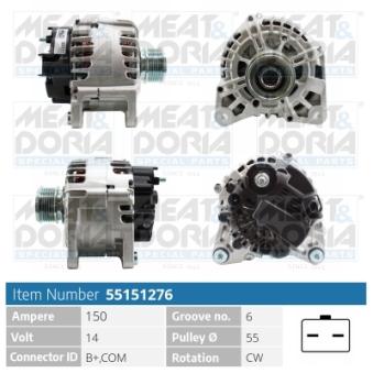 Alternateur MEAT & DORIA OEM 231007281