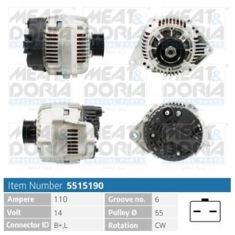 Alternateur MEAT & DORIA OEM 7700105539