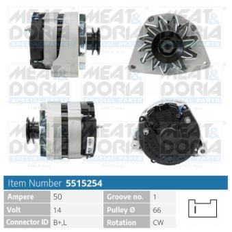 Alternateur MEAT & DORIA OEM RP570589