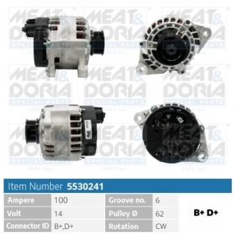 Alternateur MEAT & DORIA OEM 60816046