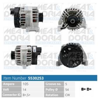 Alternateur MEAT & DORIA OEM 51714792