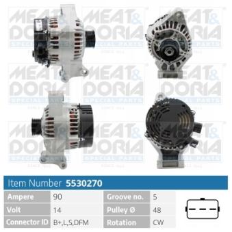 Alternateur MEAT & DORIA OEM YS4D10300AF