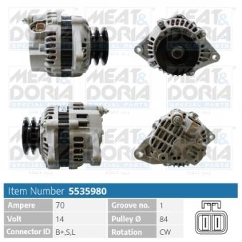 Alternateur MEAT & DORIA OEM 1449569