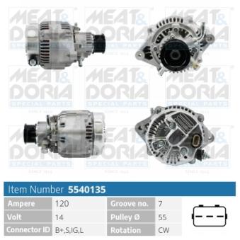 Alternateur MEAT & DORIA 5540135