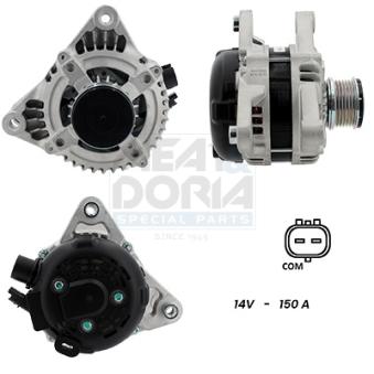 Alternateur MEAT & DORIA 5540422 pour MAZDA 323 1.2 PureTech 110 - 110cv