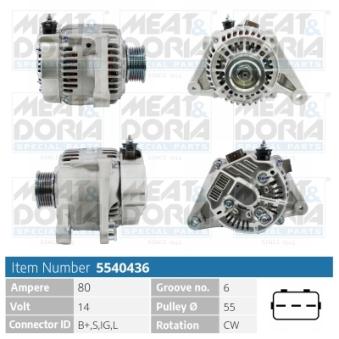 Alternateur MEAT & DORIA OEM 2706022200