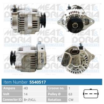 Alternateur MEAT & DORIA OEM 6669618