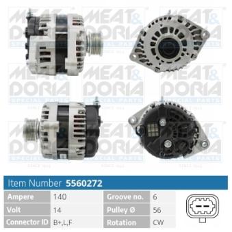 Alternateur MEAT & DORIA OEM 13580078