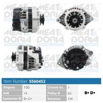 Alternateur MEAT & DORIA OEM 09119309