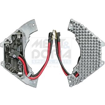 Résistance, pulseur d'air habitacle MEAT & DORIA 667212 pour CITROEN EVASION 1.9 TD - 90cv