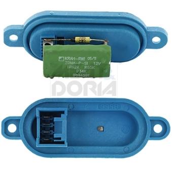 Résistance, pulseur d'air habitacle MEAT & DORIA 667480 pour FIAT MAREA 1.9 JTD 110 - 110cv